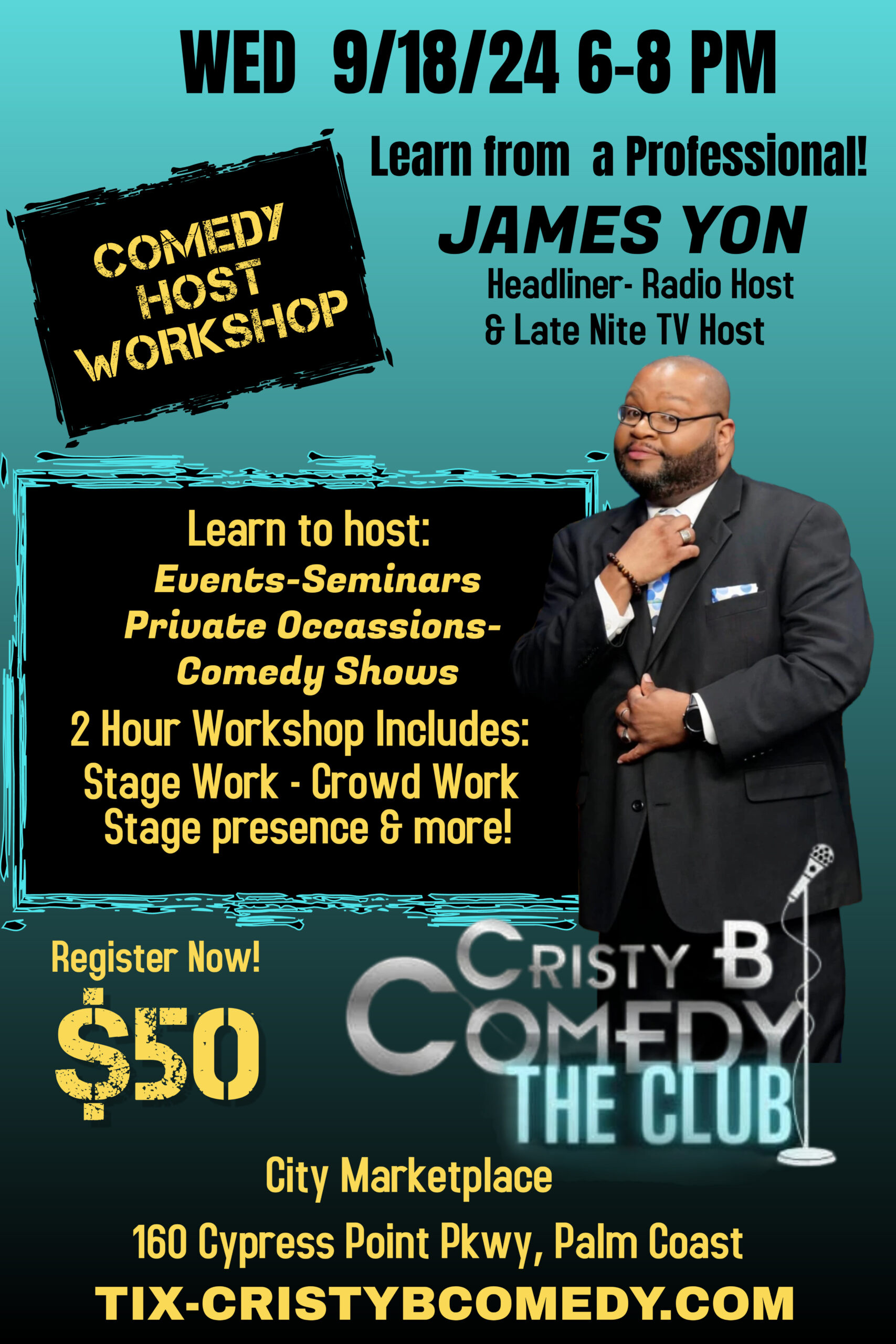 Host Workshop with James Yon