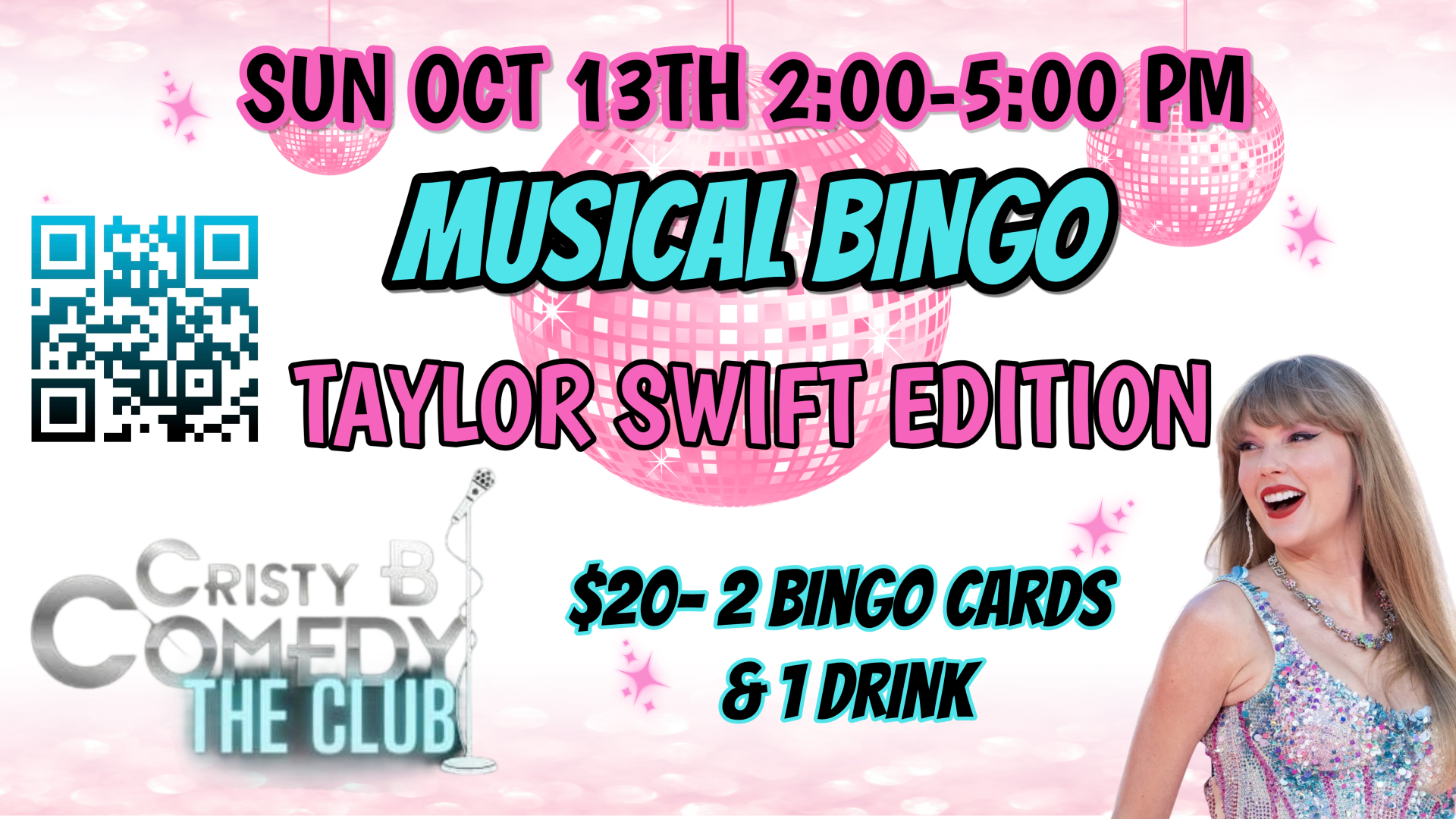 Music Bingo Taylor Swift Palm Coast