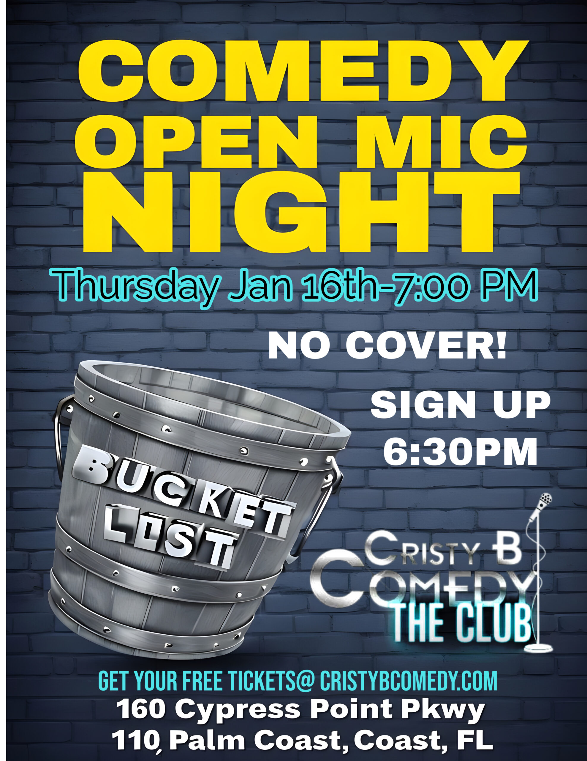 Comedy Open Mic Night Palm Coast