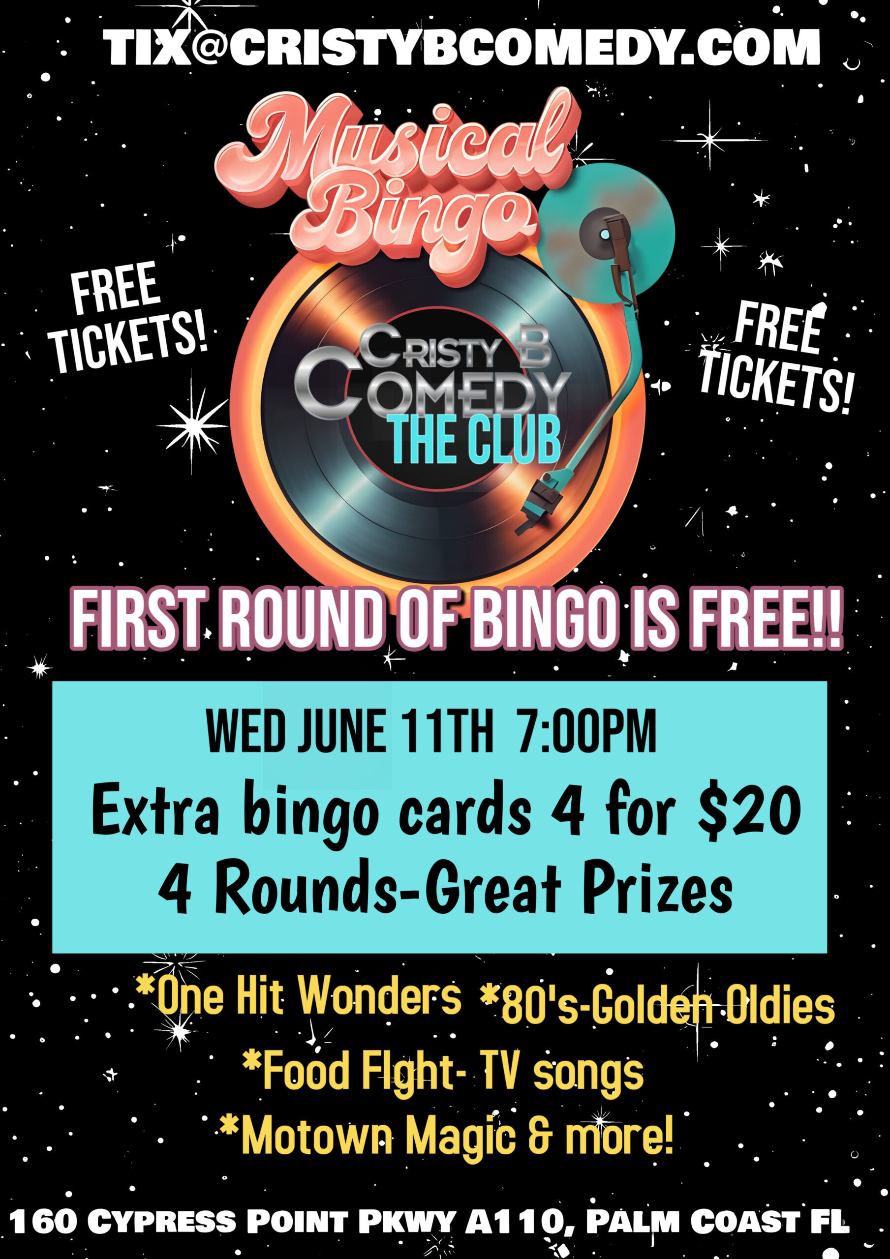 Music Bingo Palm COast