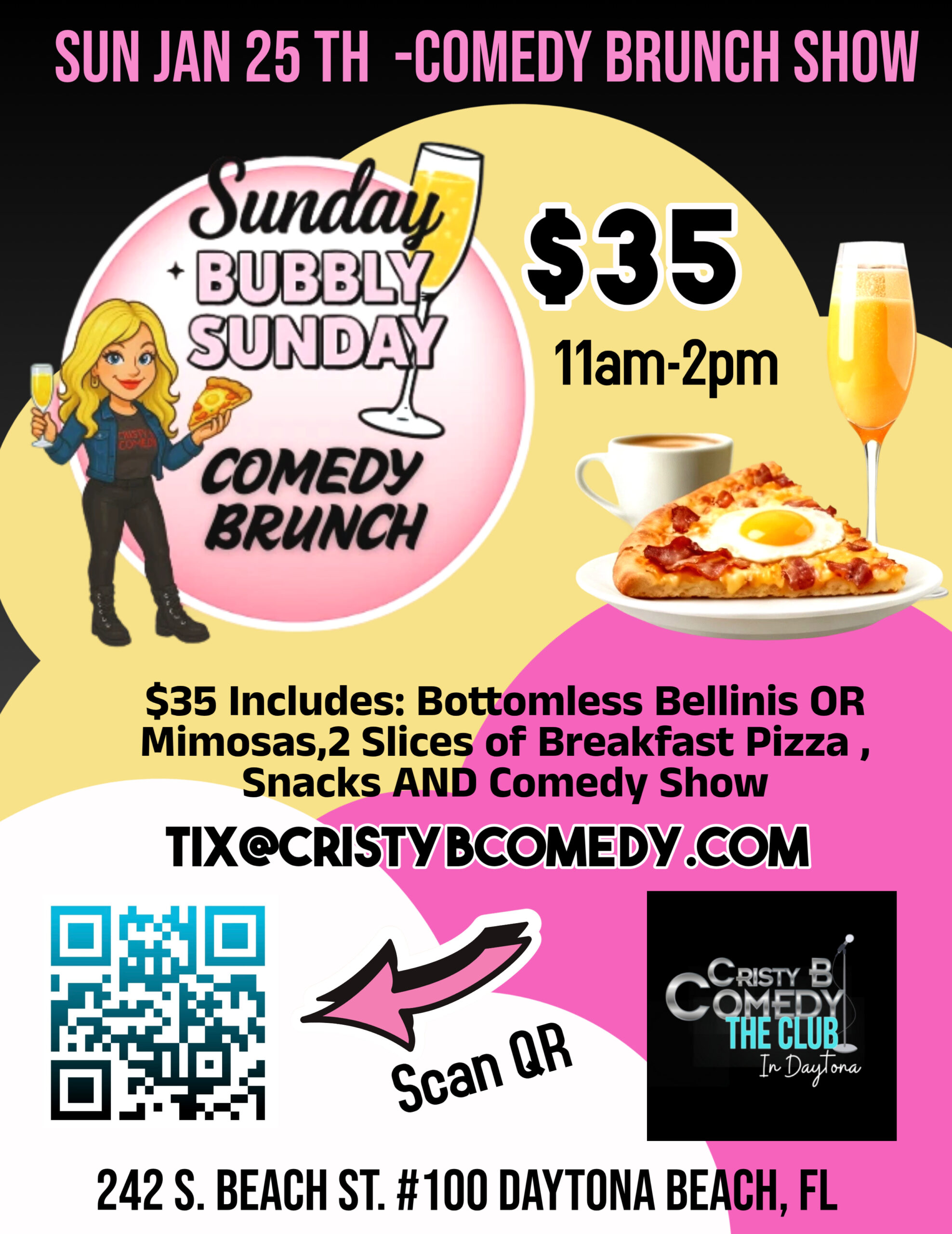 Sunday Comedy Brunch Daytona Beach