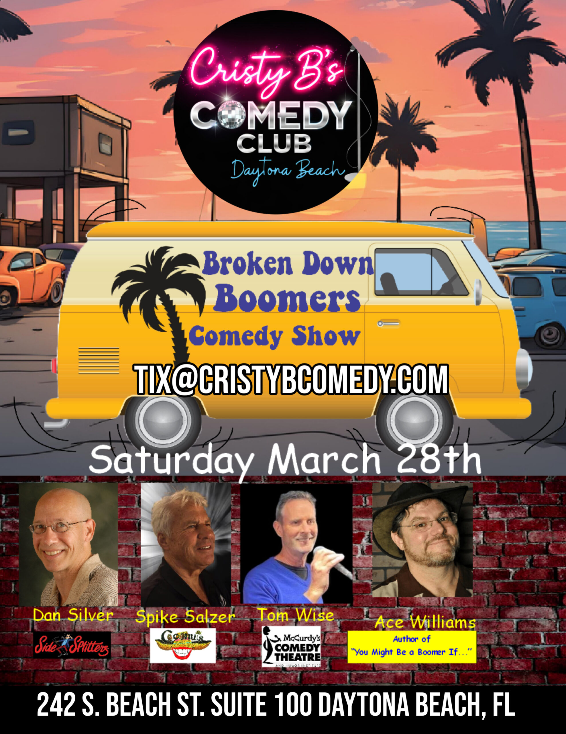 The Broken Down Boomers Comedy Show Daytona Beach