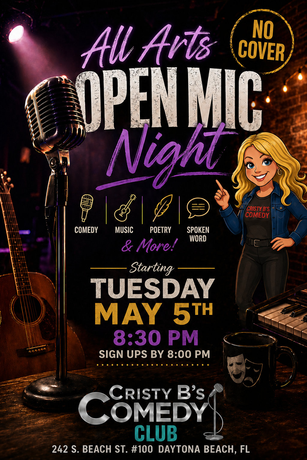 All Arts Open Mic Daytona Beach