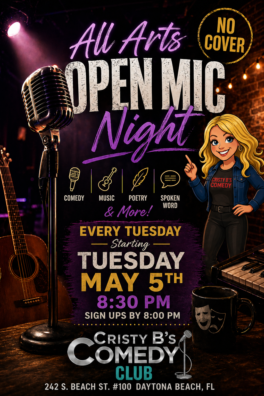 All Arts Open Mic Daytona Beach
