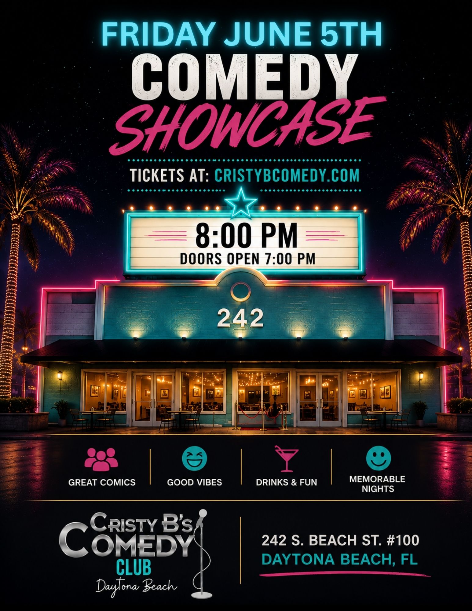 Comedy- Showcase Daytona Beach