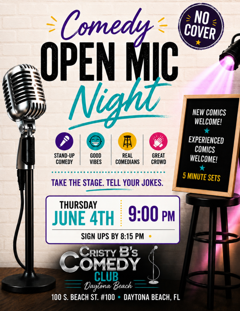 Comedy- Open Mic Night Daytona Beach
