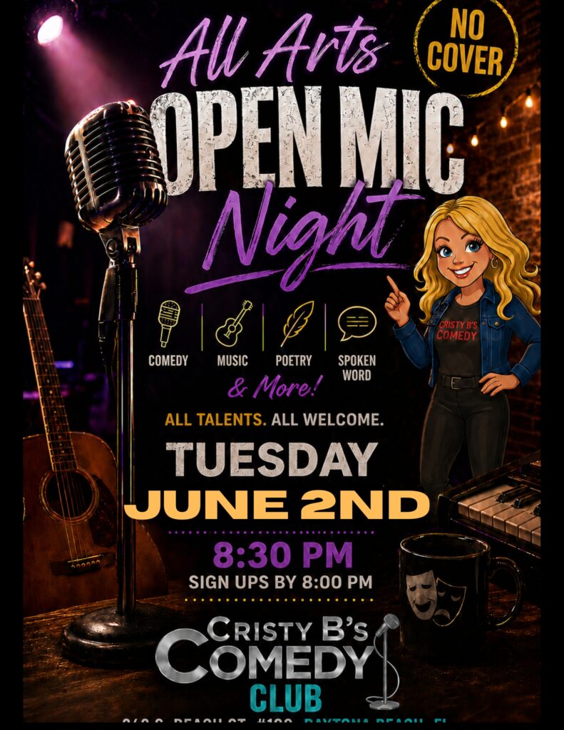 All Arts Open Mic Night Daytona Beach