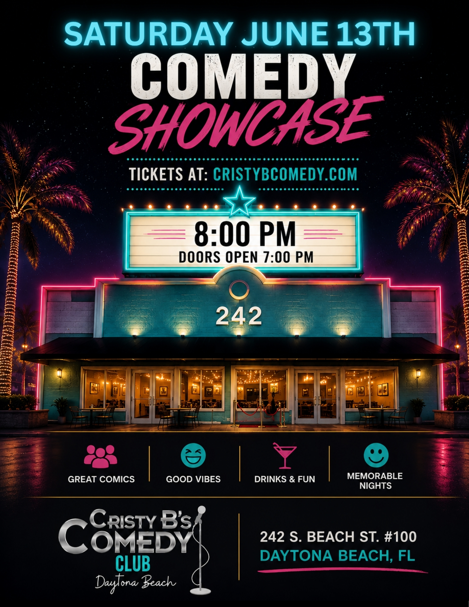 Comedy- Showcase Daytona Beach