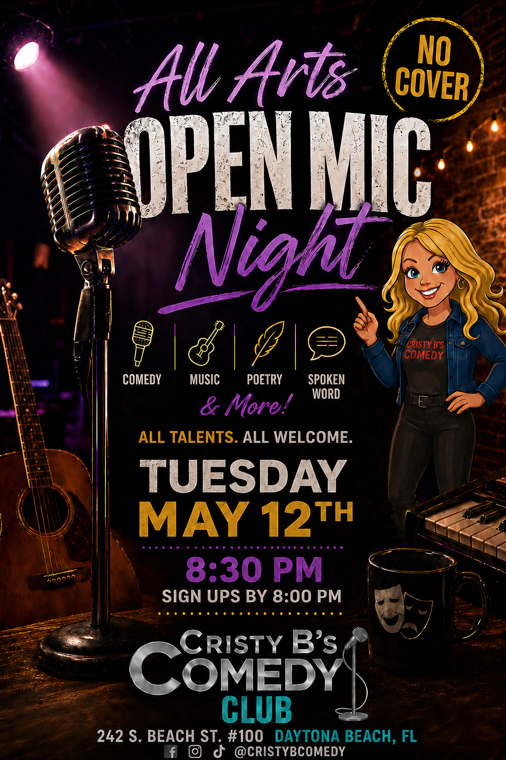 All Arts Open Mic Daytona Beach