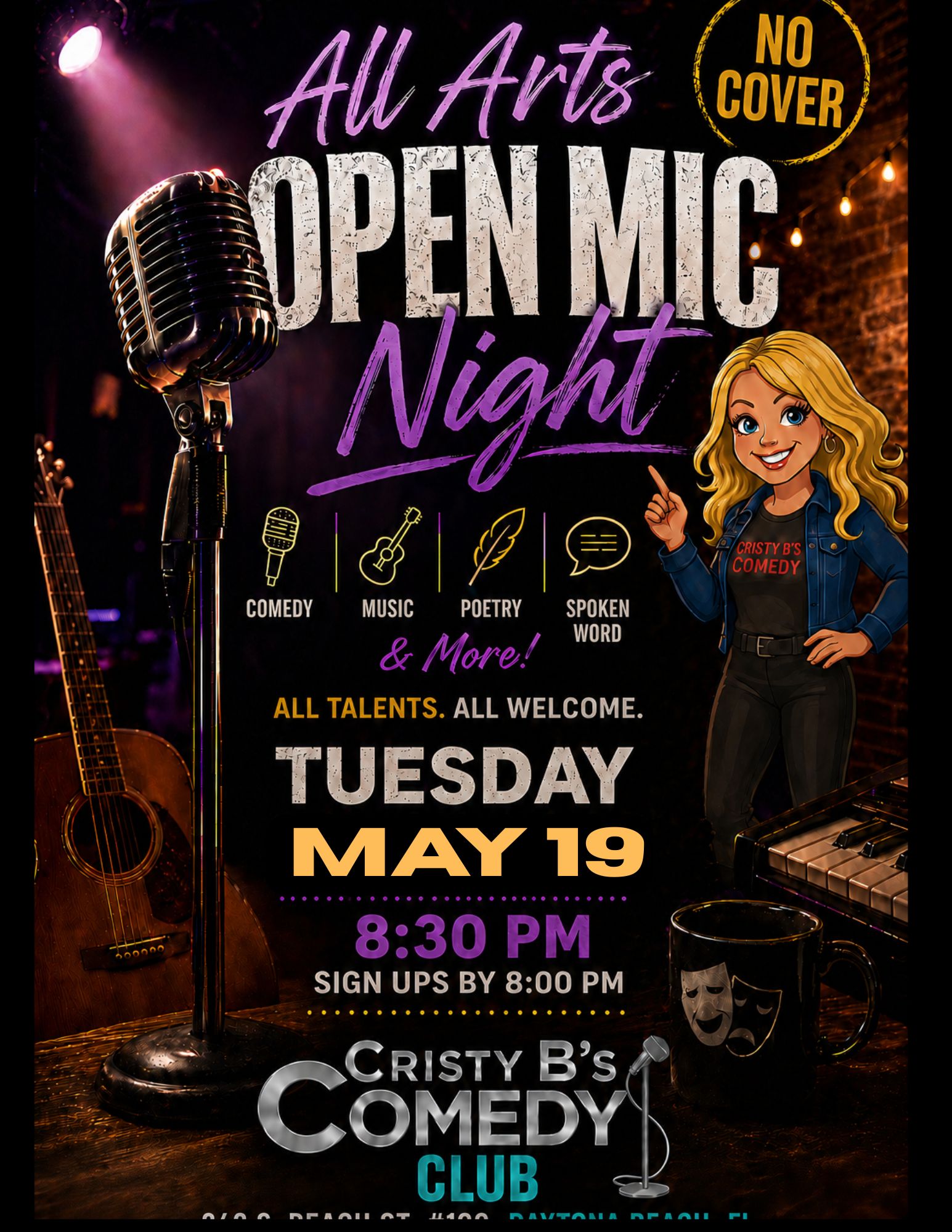 All Arts Open Mic Daytona Beach
