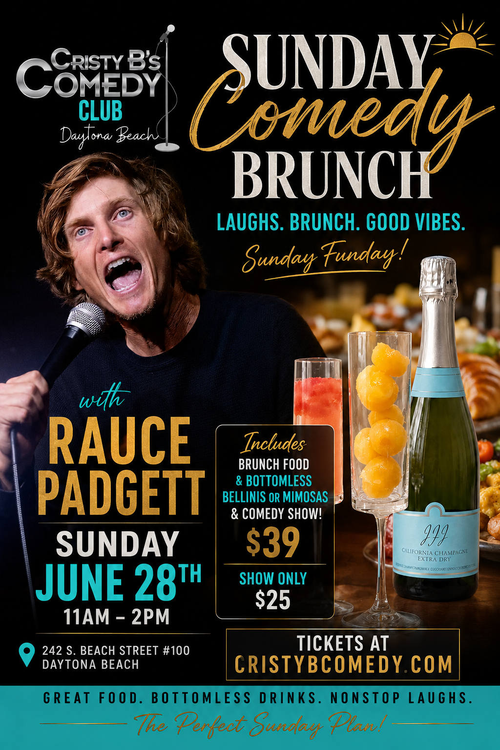 RAUCE Padgett Comedy Brunch Daytona Beach