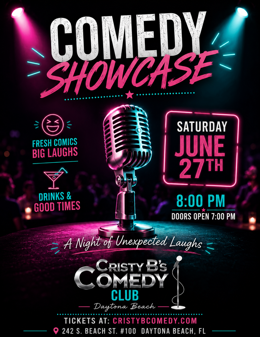 Comedy- Showcase Daytona Beach