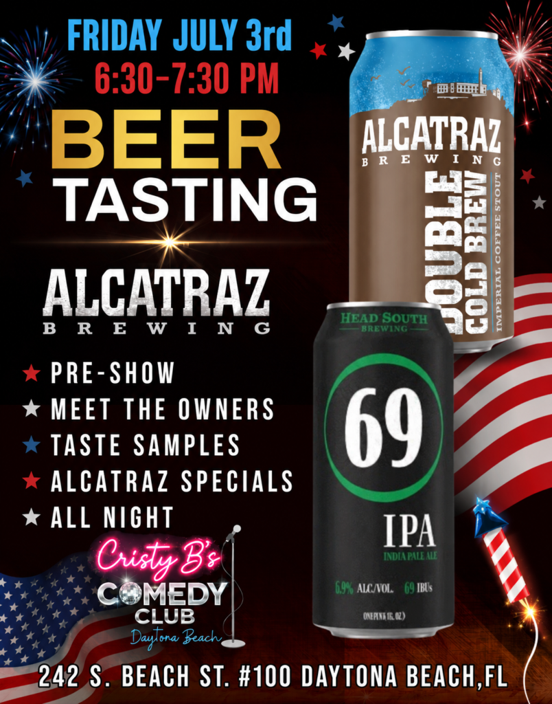 ALCATRAZ Brewing Beer tasting Daytona Beach