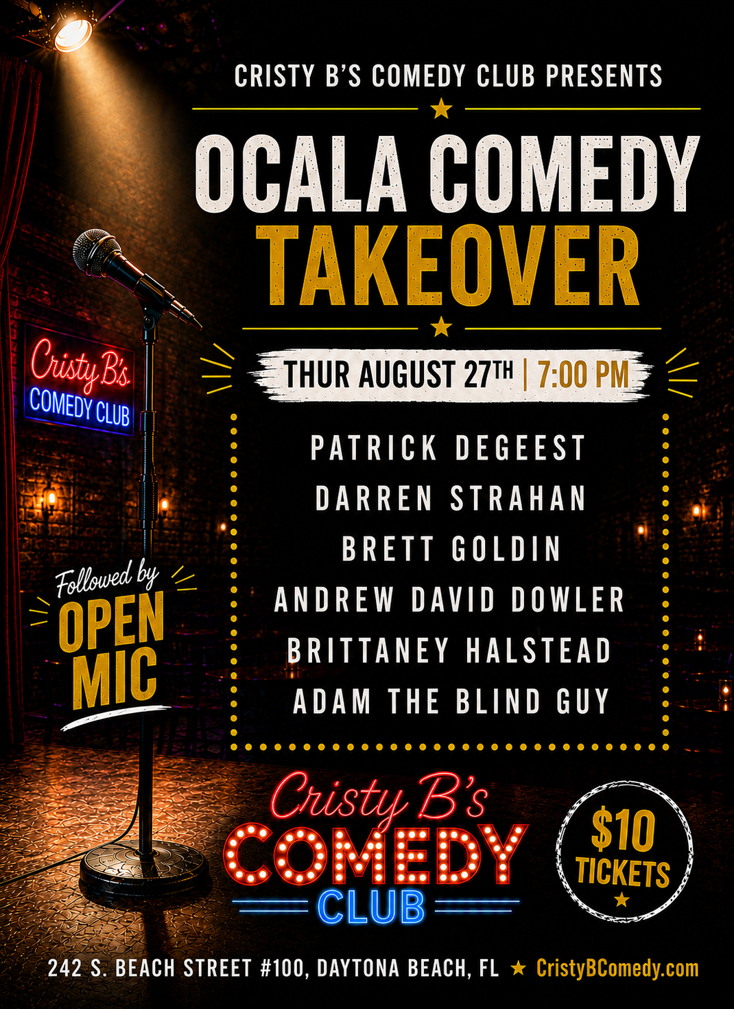 Ocala Comedy Daytona Beach