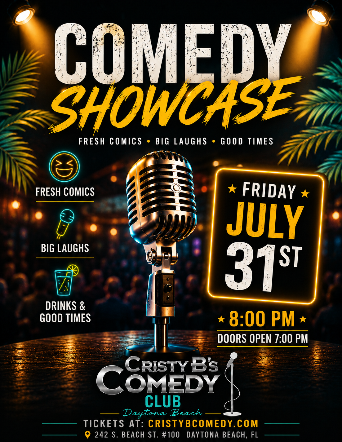 Comedy- Showcase Daytona Beach