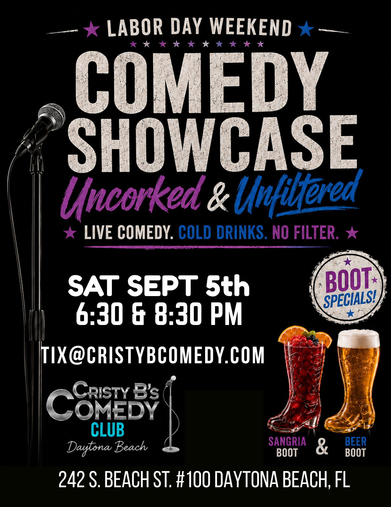 Comedy- Showcase Daytona Beach