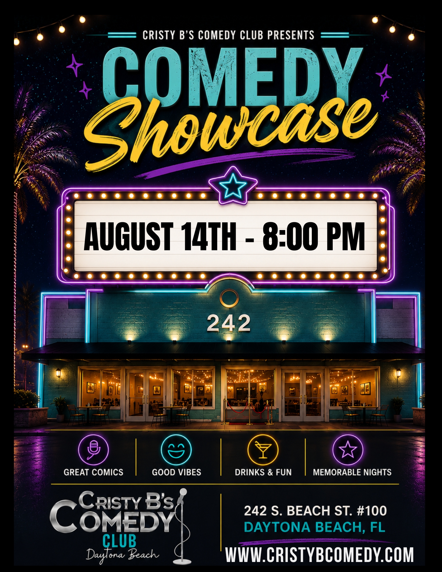 Comedy- Showcase Daytona Beach