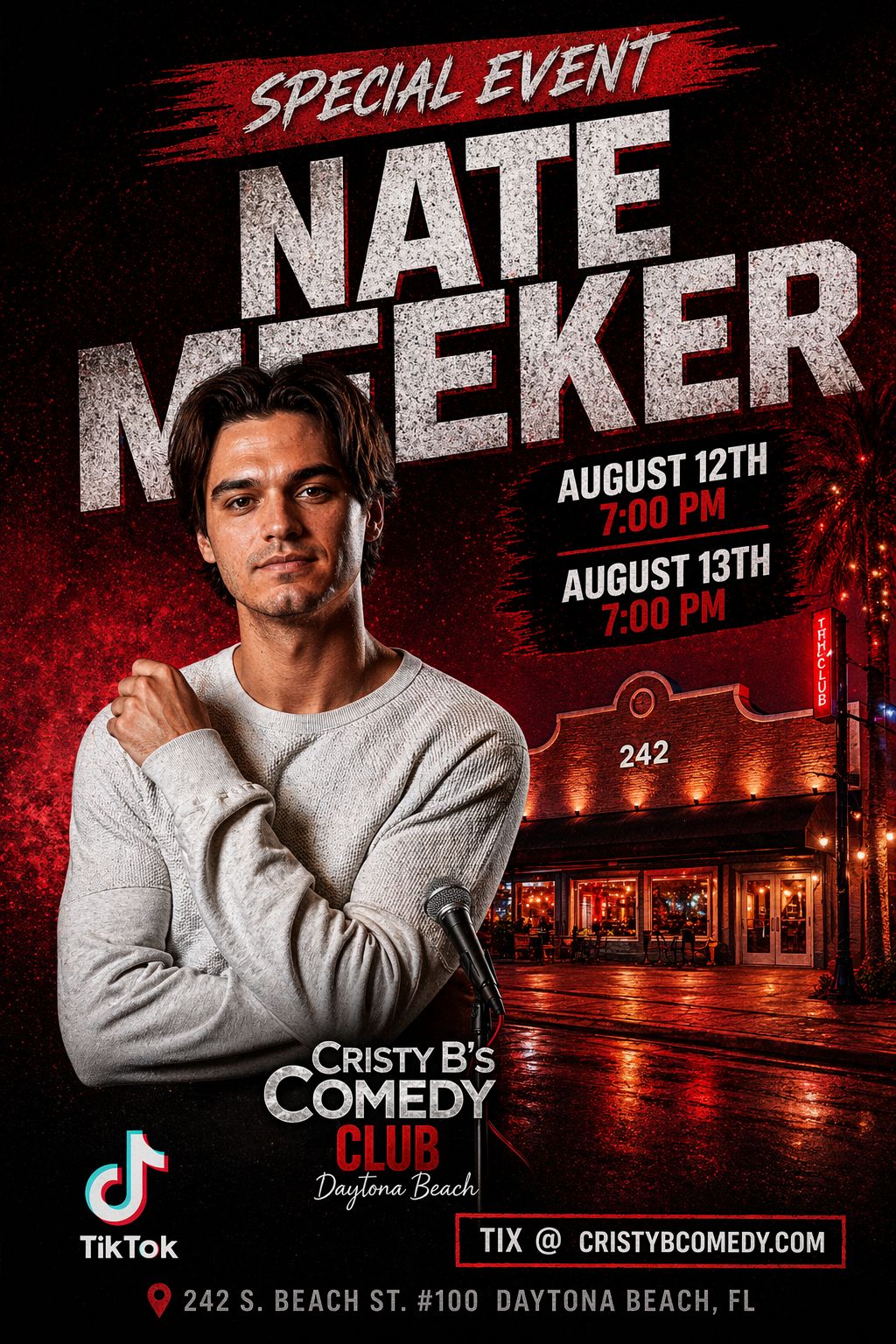 Celebrity Impressionist Nate Meeker Live at Cristy B Comedy Club