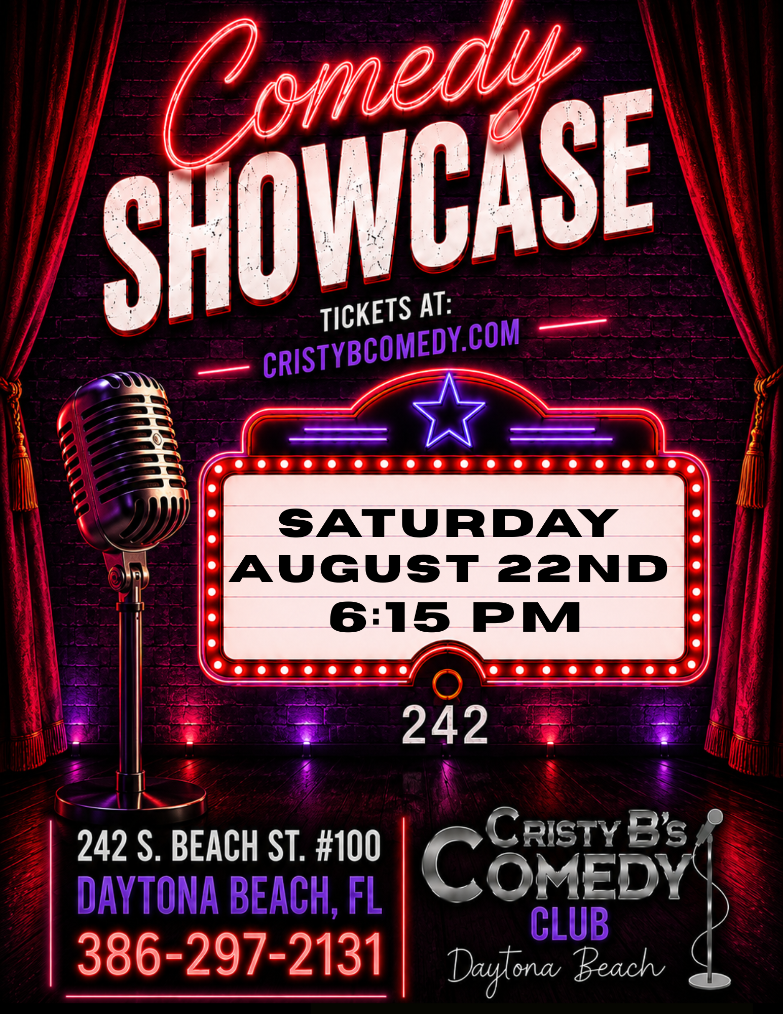 Comedy- Showcase Daytona Beach