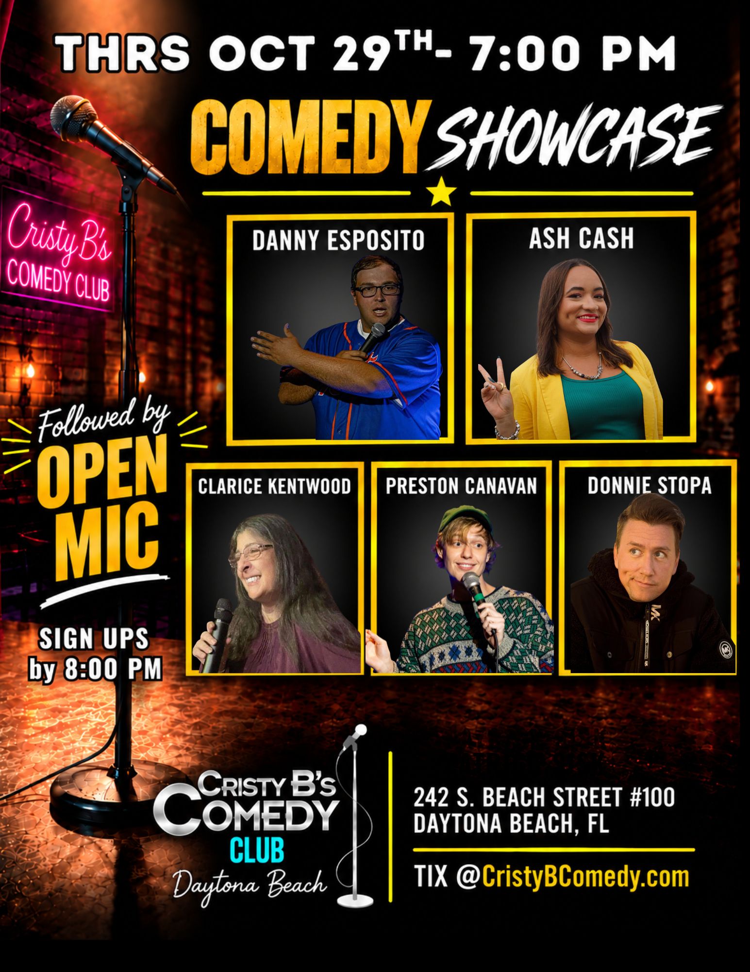 Comedy Showcase Daytona Beach