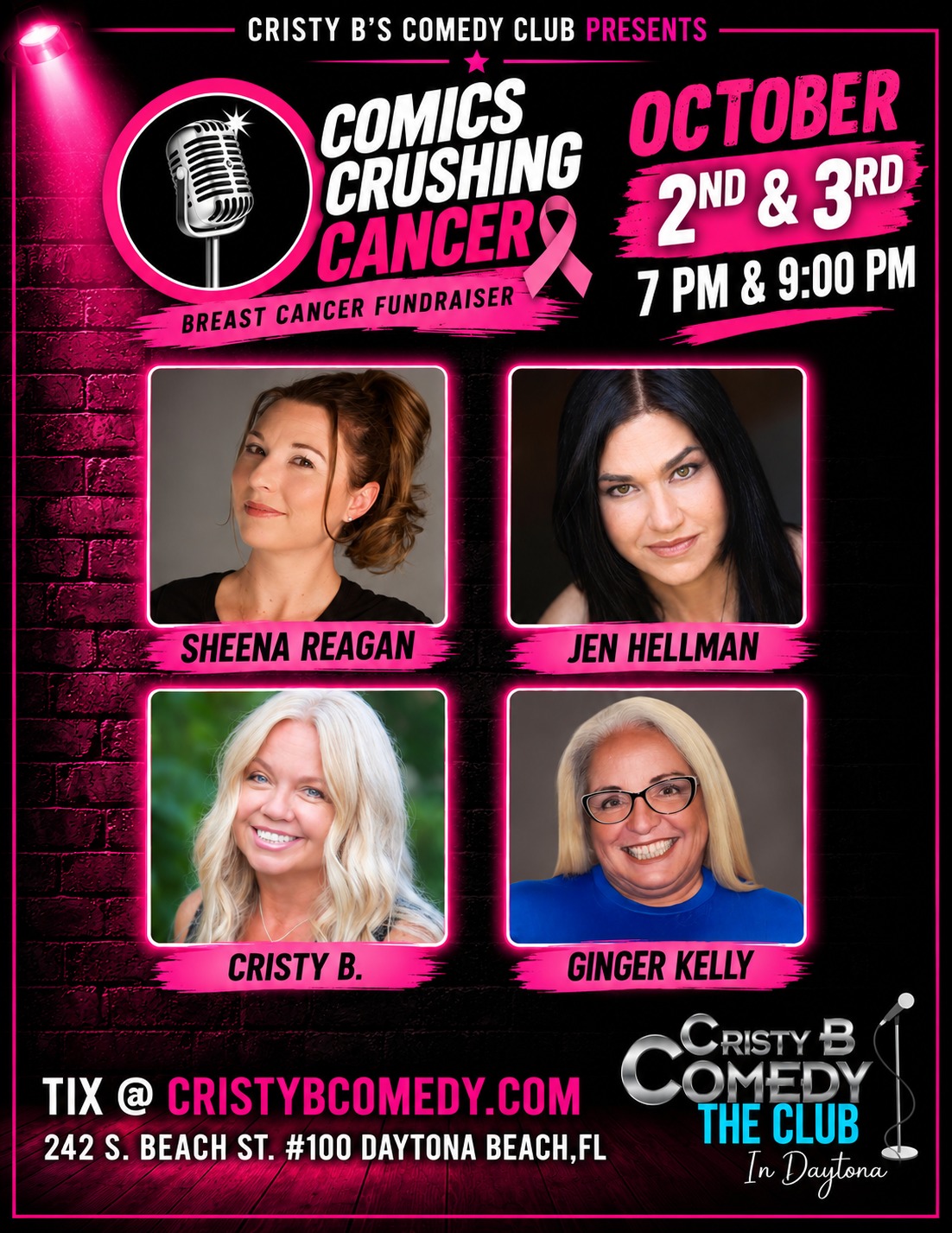 Comics Crushing Cancer Daytona Beach