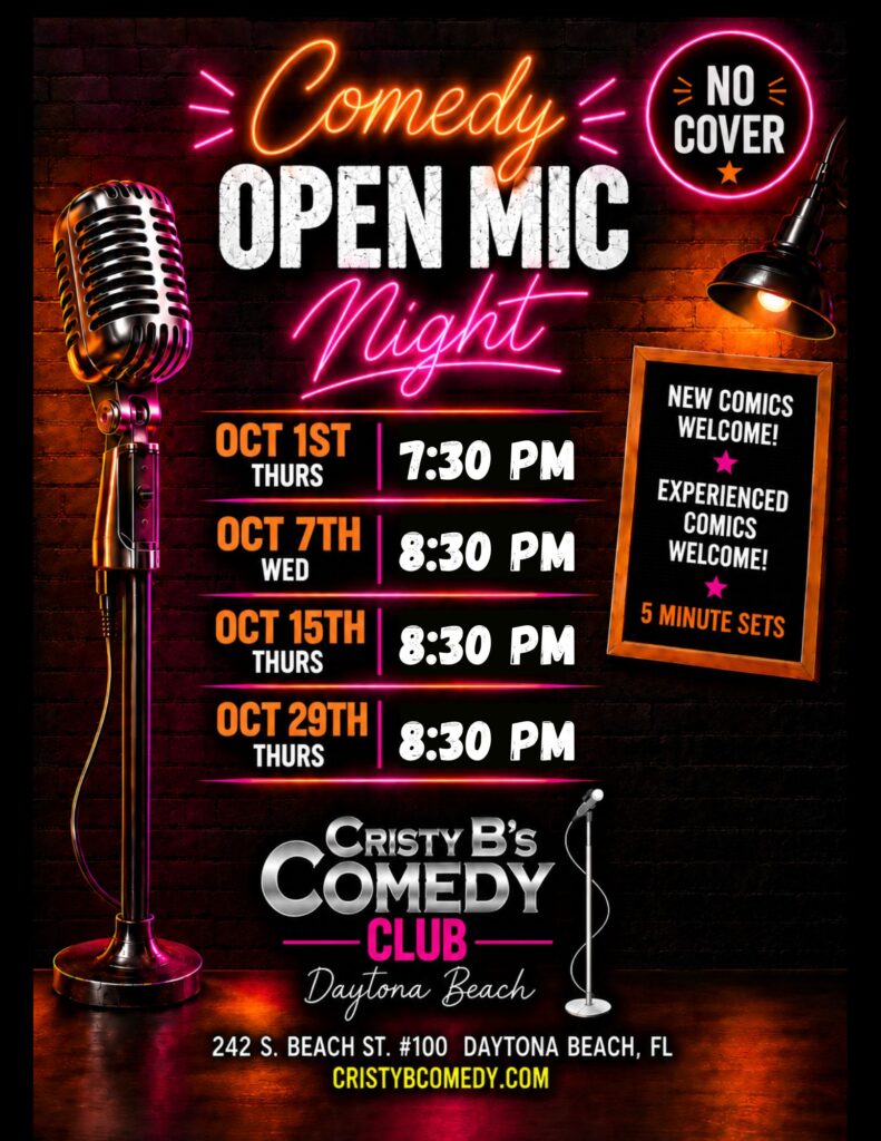 Comedy- Open Mic Night Daytona Beach