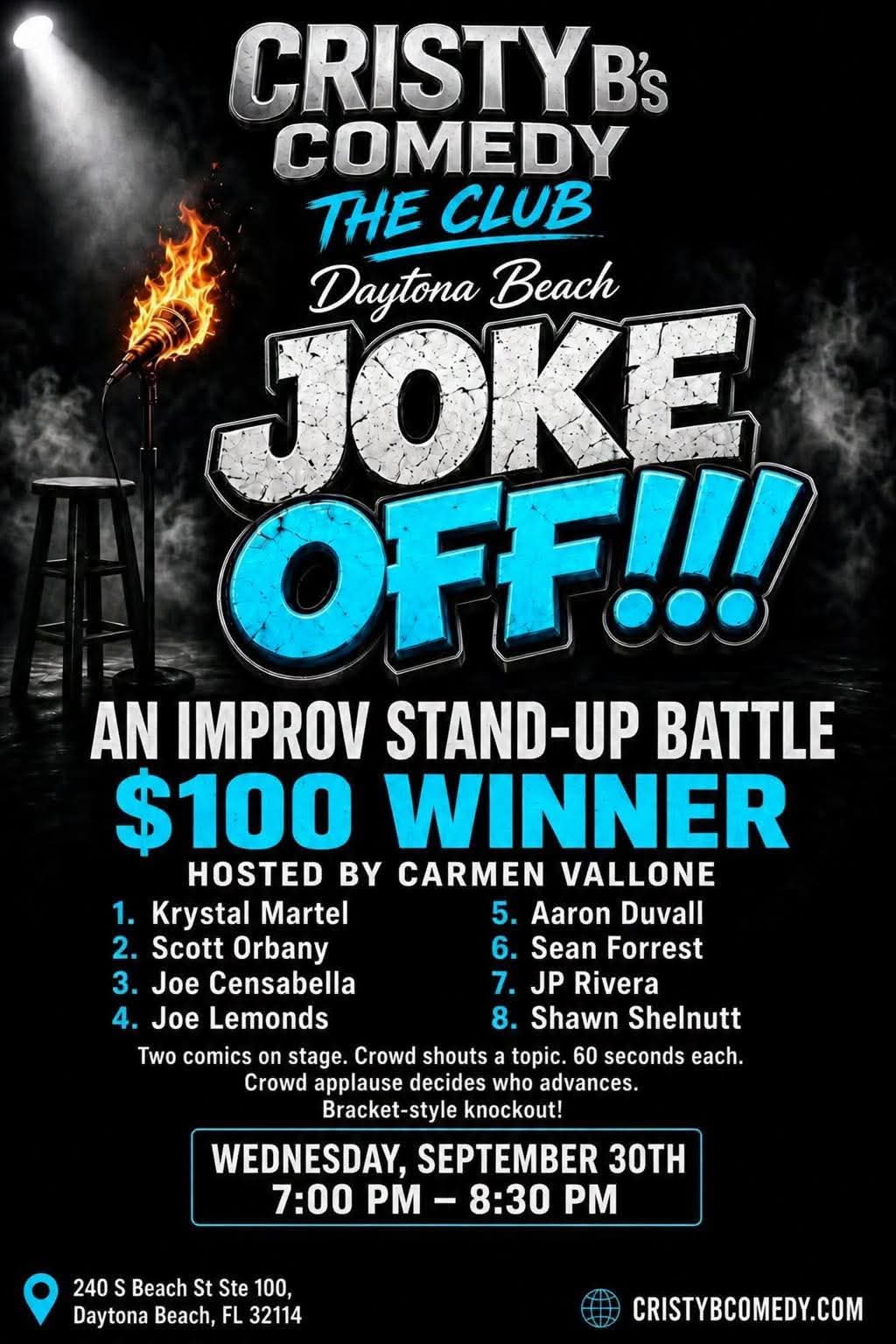 Comedy Joke Off Daytona Beach