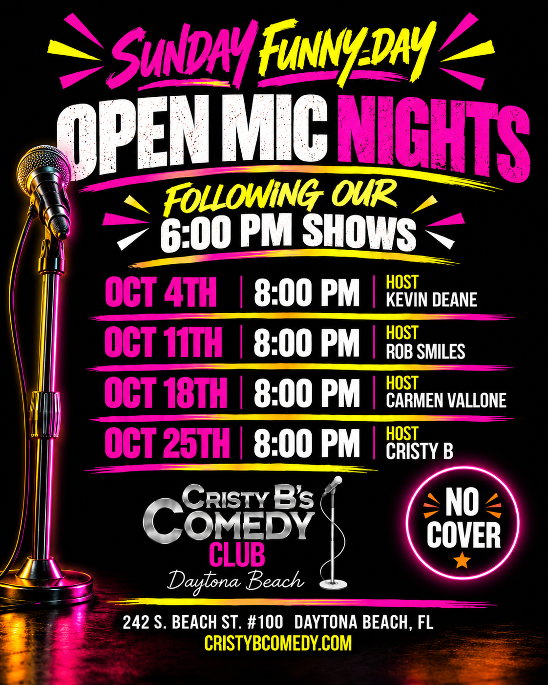 Open Mic Night Daytona Beach