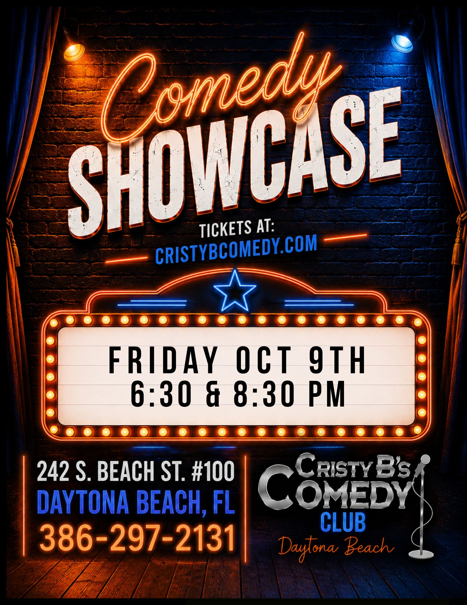 Comedy- Showcase Daytona Beach