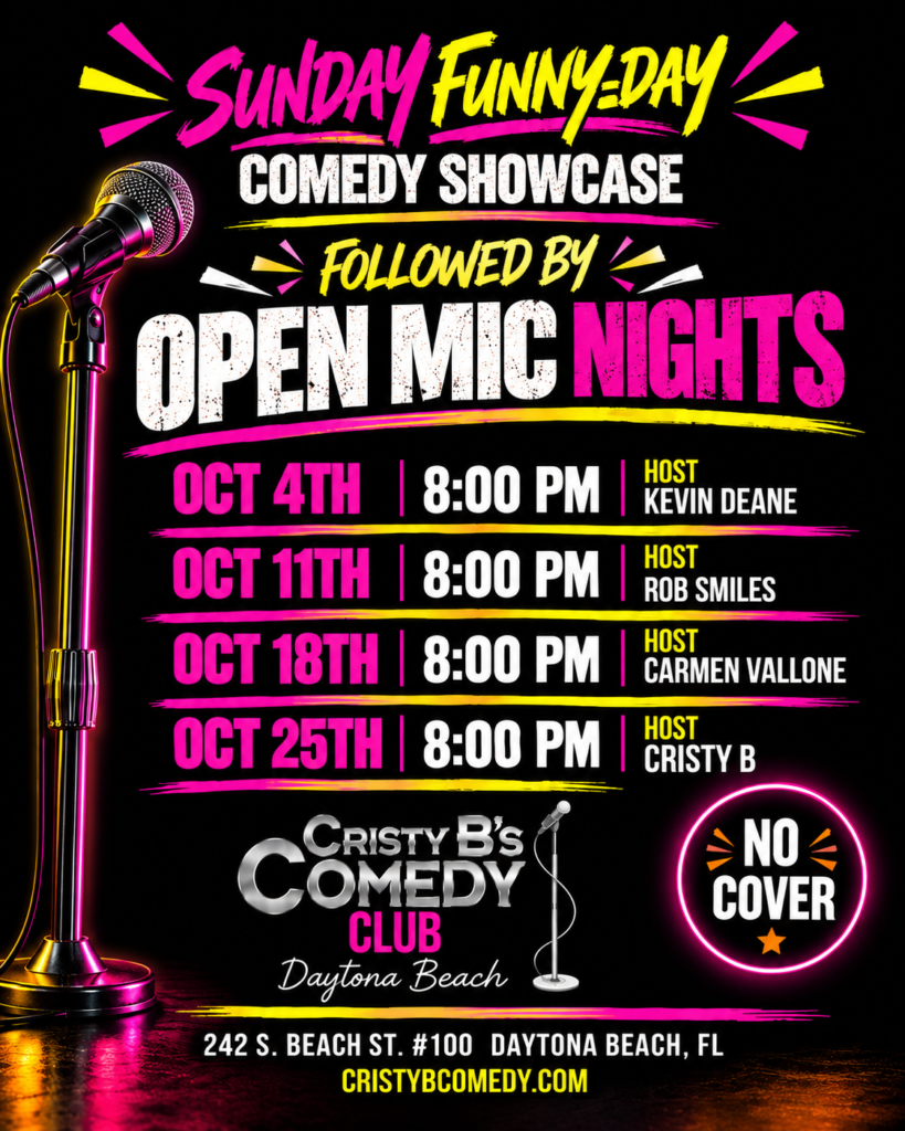 Comedy Open Mic Night Daytona Beach