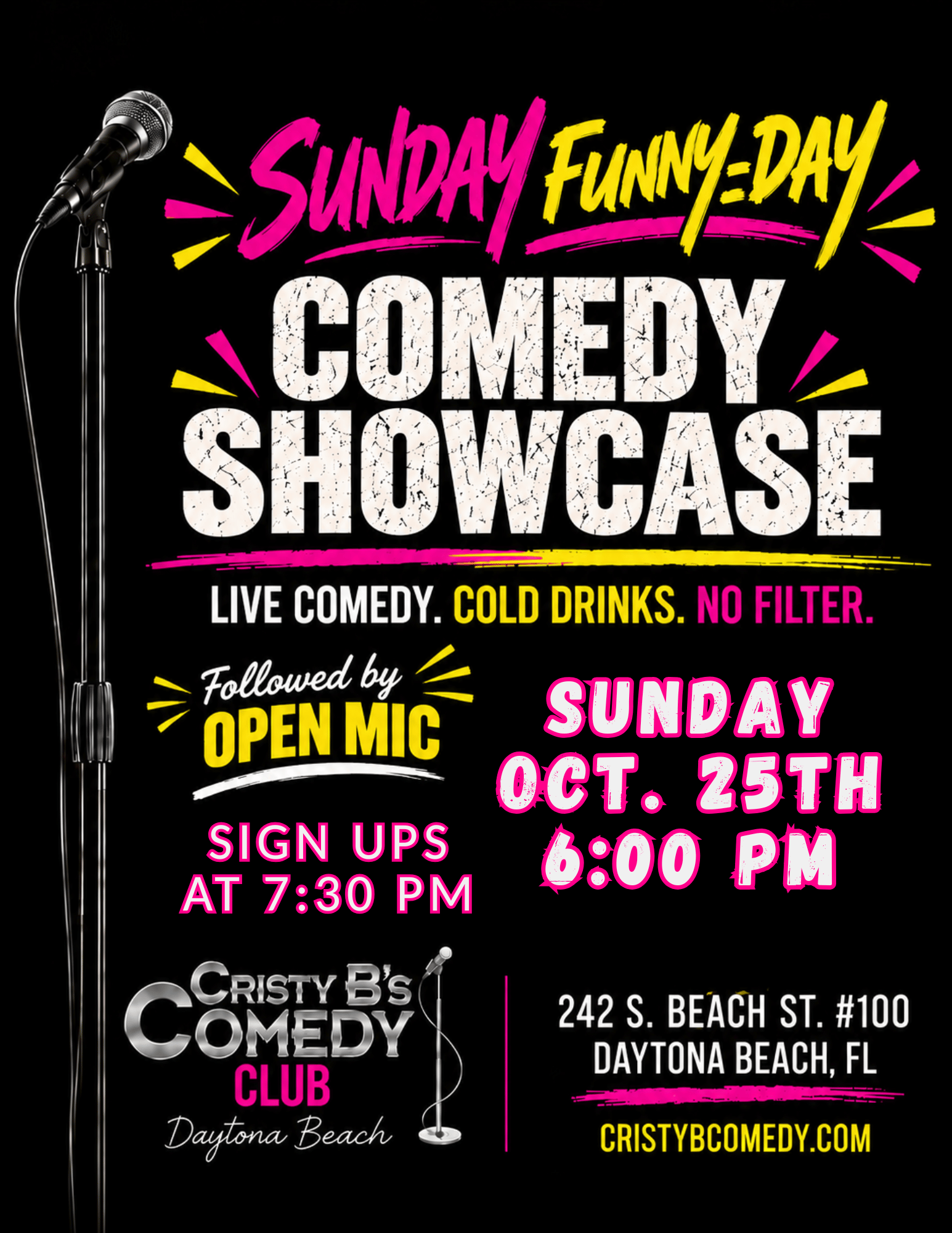 Sunday Comedy Daytona Beach