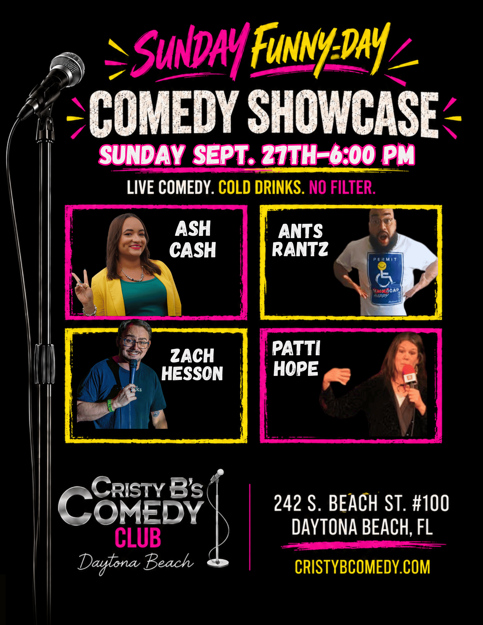 Sunday Comedy Showcase Daytona Beach
