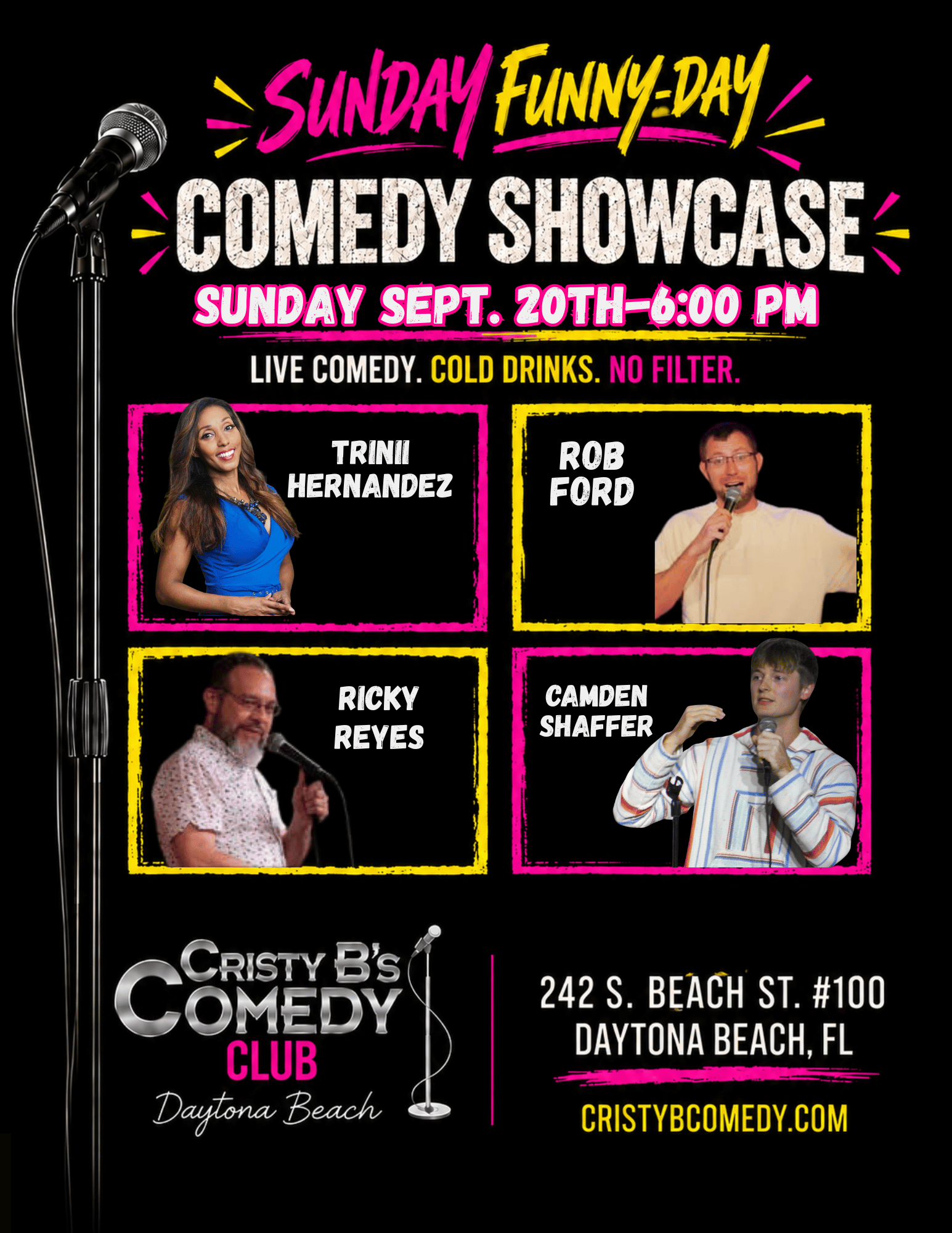 Sunday Comedy Showcase Daytona Beach